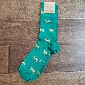 J. Crew Men's Mercantile Cheetah Socks NWT